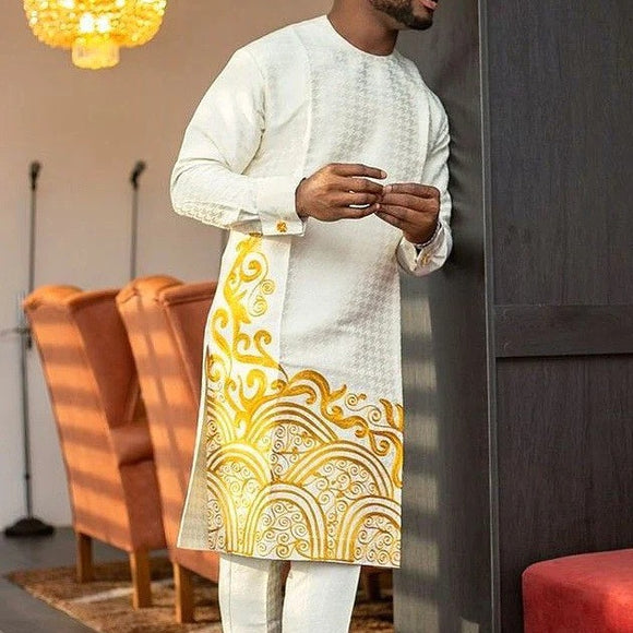 Men's Leisure Suit, Printed Kurta and Payjama