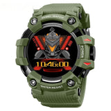 Intelligent Waterproof Student and Young Men's Double Luminous Water-proof Watch