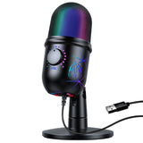 USB 100HZ-20KHZ RGB, Live Microphone