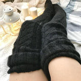 Winter Tights, Over the Knee, Lengthened Long Tube Knitted Pile Socks