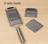 Stainless Steel Kitchen Grater – Vegetable Slicer and Peeler Gadget
