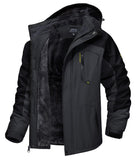 Outdoor Waterproof Winter Jacket with Detachable Hat for Teens and Young Men