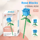 Artificial Rose Bouquet Building Blocks Set – Creative Flower Assembly Toy