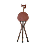 Elderly, Aluminum Alloy, Triangle Cane, Stool