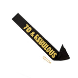 Reusable Birthday Party Front Cloth Straps, Decoration Banner (Pack of 6)