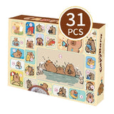 Christmas Countdown, Blind Box Assembled Building Block Toys