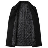 Trendy Fashion, Double-breasted Lapel Mid-length, Men's Peaky-B Wool Coat