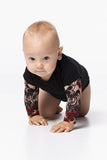 Baby Tattoo Sleeve Romper – Fake Arm Tattoo Bodysuit for Infants