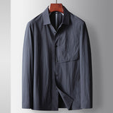Men’s Spring Summer Lapel Jacket – Lightweight Casual Outerwear