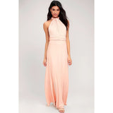 Long Party Gown, Club Floor-length Summer Backless Maxi Dress, Multiway Bridesmaids Boho Women's Vestidos