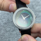 Women's Feather Waterproof Dial Belt Watch