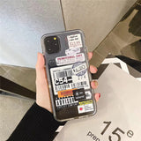 Barcode Pattern Mobile Phone Case