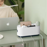 Power Strip Wire Case, Cable Storage Box, Anti Dust Charger Socket Organizer, Network Line Storage Bin, Charger Wire Management