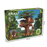 Four Seasons Tree House, Puzzle Assembled Building Blocks