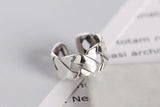 Woven Glossy Wide Face, XX Ring