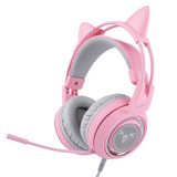 G951 Gaming Headset, USB 7.1 Virtual Surround Sound LED Cat Ear Headphones