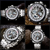Men's Steel Belt, Diving, Fashion Personality and Versatility, Sports and Outdoors Electronic Watch