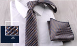 Business Formal Wear, Casual Tie + Pocket Square Combination