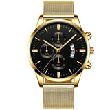Business Luxury Gifts for Men, Mesh Band Quartz Watch