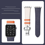 Butterfly Clasp Hand-stitched Strap for Smartwatch (Smartwatch not Included)