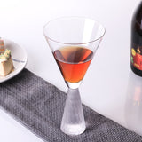 Creative Electroplated Golden Red Wine Glass Model – Decorative Cocktail Room Ornament