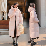 Thickened Knee-length, Oversized Puffer Coat for Women