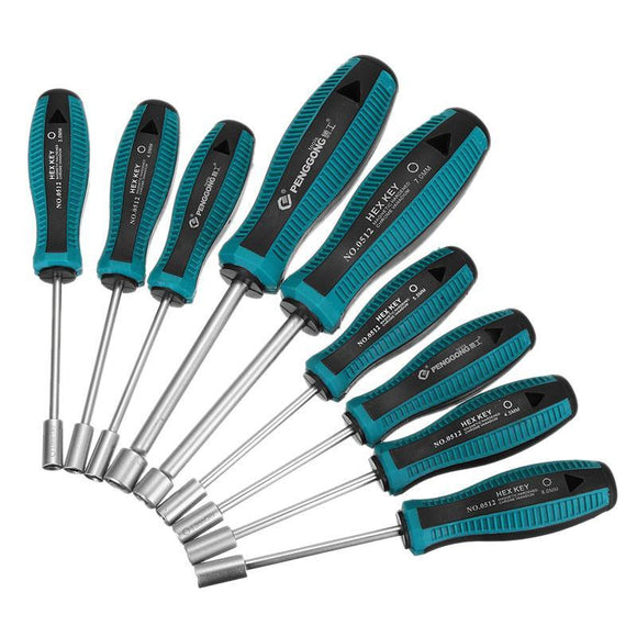 Hexagonal Screwdriver Socket Set, Vehicle Metric Tool