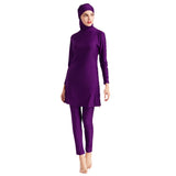 Premium Quality Plus Size Three-piece Muslim Burkini Swimsuit