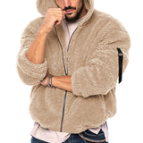 Men's Winter Coat, Double-sided Bejirog Warm Hooded Zipper Casual Jacket