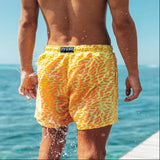 Thermochromic Color-changing Beach Shorts – Kids & Adults Summer Swimwear