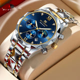 Men's Business Style Tungsten Steel, Waterproof Quartz Watch