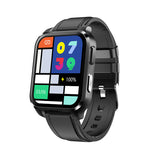 ECG, Body Temperature, Heart Rate, Blood Pressure, Oxygen, Weather, Music, Sports Smartwatch