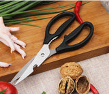 Kitchen and Household Stainless Steel Multifunctional Food Scissors