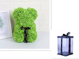 Valentine's Day Gift Rose Bear, Eternal Flower Rose Teddy Bear, PE Foam Toy for New Year's Eve