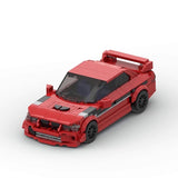 Building Blocks Compatible with Car, Assembled Toy Racing Model