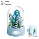 Sunflower Building Block Bouquet Assembled Toy