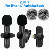 K3 Wireless Collar Clip Live Mini Interview Sound Recording Microphone
