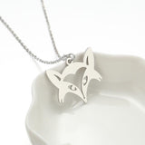 INS Light Luxury Personality, Cute Cartoon Animal Pendant Necklace