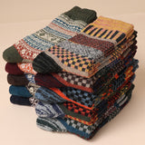 Retro Thick Line Stockings, Autumn and Winter Warm Tibetan Style