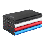 USB 3.0 Aluminum Alloy External Hard Drive Enclosure – Screw-free HDD/SSD Case, No Memory