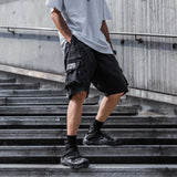 Workwear, Men's Loose Casual Street, Dark, Large Size Shorts