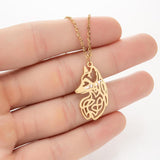 INS Light Luxury Personality, Cute Cartoon Animal Pendant Necklace