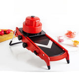 Manual Multi-function Vegetable Chopper with Adjustable Thickness Slicer