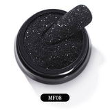 Woolen Starlight Black Gauze Sugar Powder, Nail Art Accessories