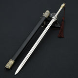 Shaoshi Kiss Neck Sword Collectible – All-metal Zinc Alloy Decorative Weapon Model Ornament
