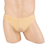 Triangle Men's Transparent, Ice Silk Open Crotch Underwear (Pack of 2)