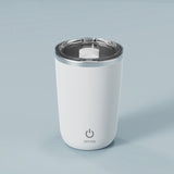 350ml Automatic Self Stirring Mug, Coffee Milk Juice Mixing Jug, Electric Stainless Steel Lazy Rotating Jar, Magnetic Stirring Cup