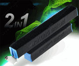 Magnetic Flip Glass Wiper with Algae Scraper for Double-sided Cleaning