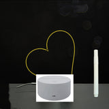 3D Acrylic Handwriting Message Board LED Light, Creative Note Lamp