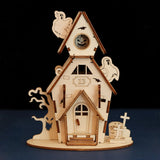 DIY Wooden Puzzle of Ghost Festival House